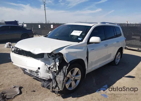2010 Toyota Highlander Limited V6 z USA, uszkodzony, nr VIN 5TDYK3EH5AS004766